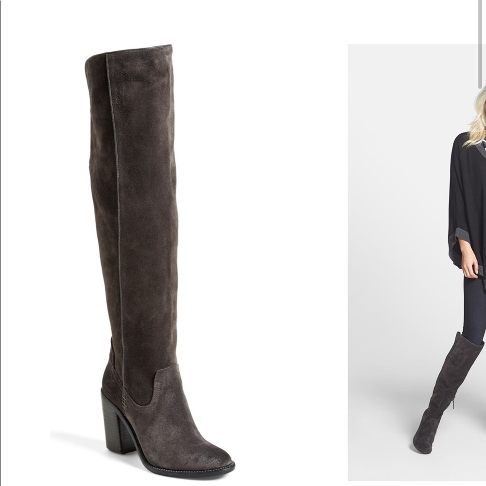 Dolce Vita Ohanna OTK Boots / Grey / Size 8